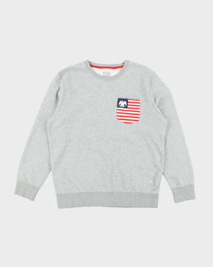 Vintage 2000's Converse Flag Pocket Sweatshirt - L sold by Rokit