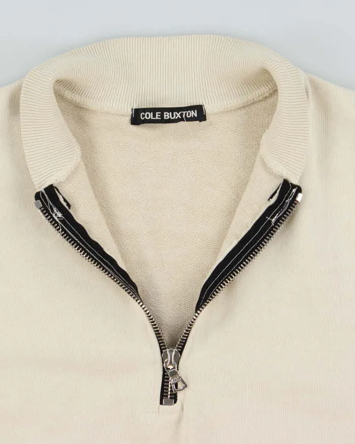 Cole Buxton Heavyweight Quarter Zip Warm Up Sweatshirt - M sold by Rokit product image thumbnail 5