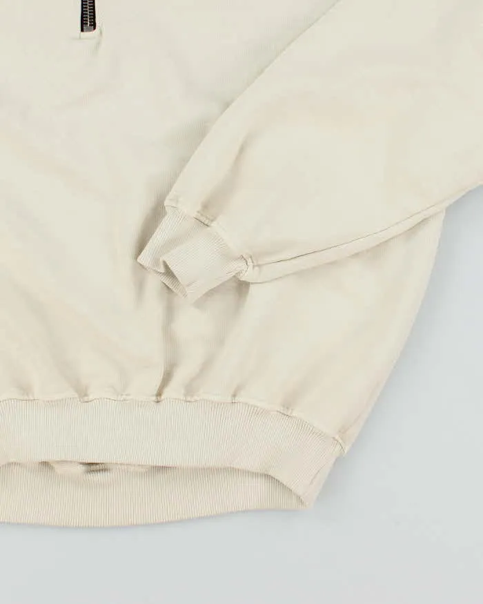 Cole Buxton Heavyweight Quarter Zip Warm Up Sweatshirt - M sold by Rokit product image thumbnail 4