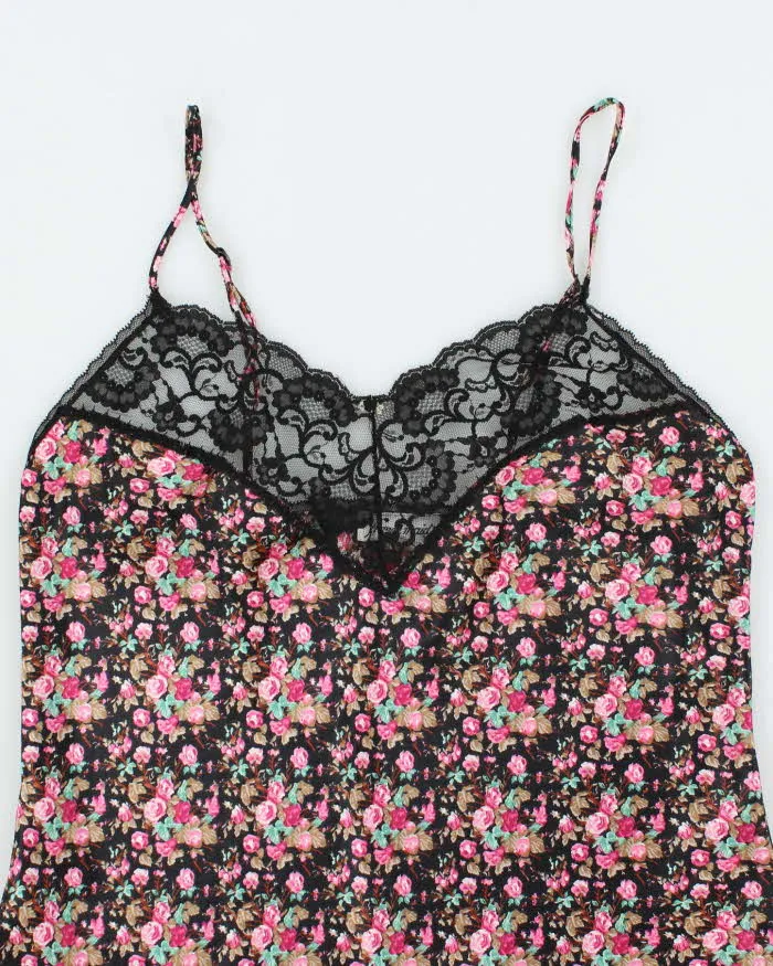 Vintage 90s French Maid Floral Slip Dress - M sold by Rokit product image thumbnail 3