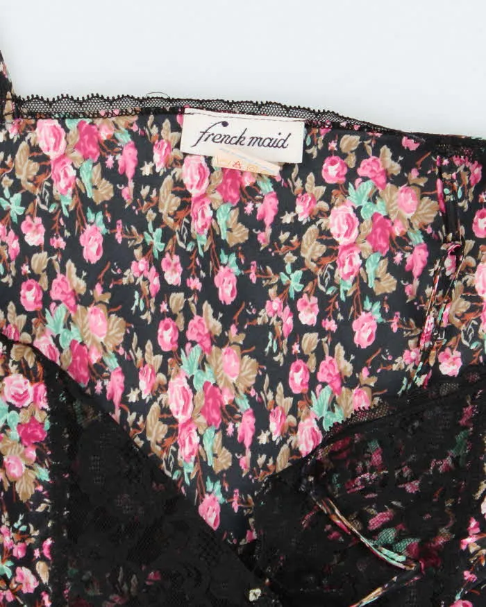 Vintage 90s French Maid Floral Slip Dress - M sold by Rokit product image thumbnail 5