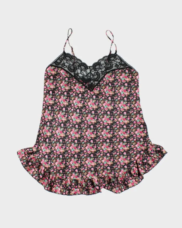 Vintage 90s French Maid Floral Slip Dress - M sold by Rokit