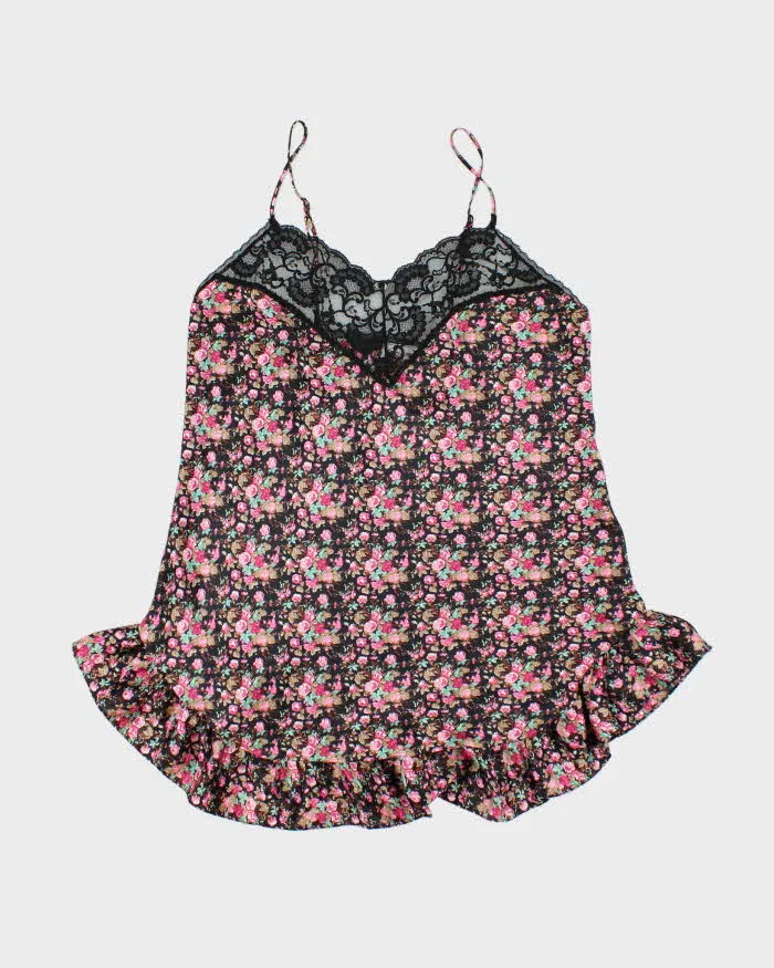Vintage 90s French Maid Floral Slip Dress - M sold by Rokit