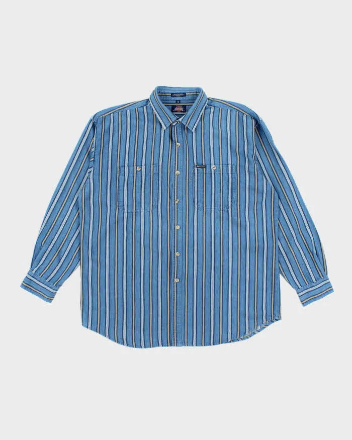 Vintage Dickies Loose Fit Oversized Striped Shirt - XL sold by Rokit