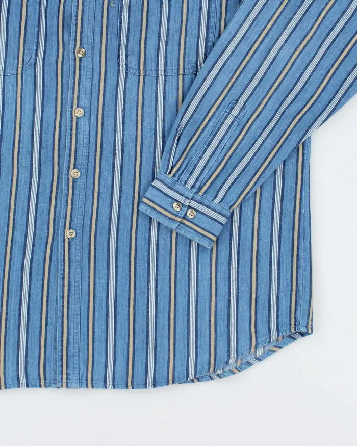 Vintage Dickies Loose Fit Oversized Striped Shirt - XL sold by Rokit product image thumbnail 4