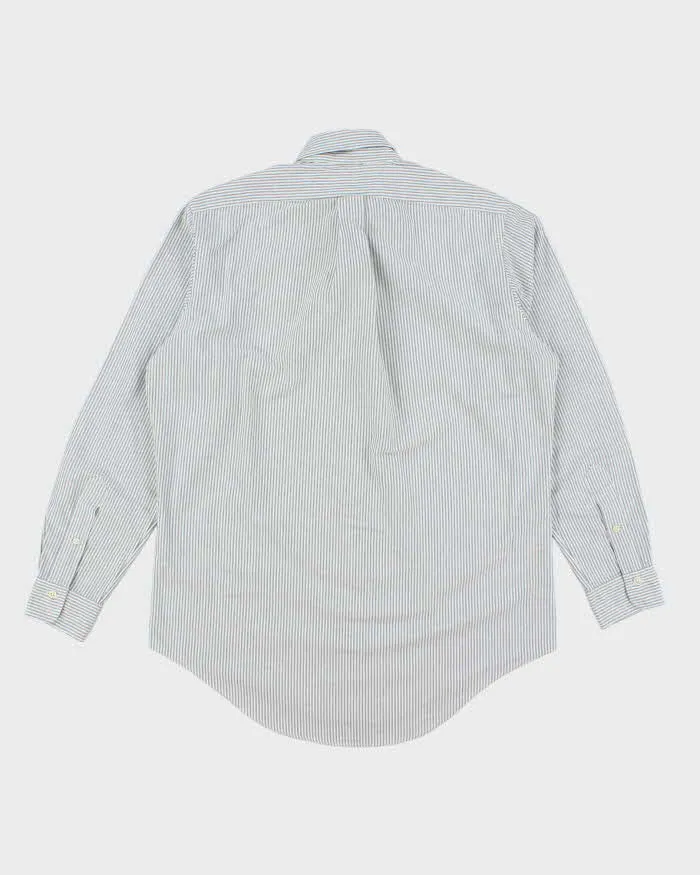 Vintage 2000's Ralph Lauren Heavyweight Striped Long Sleeve Shirt - L sold by Rokit product image thumbnail 2