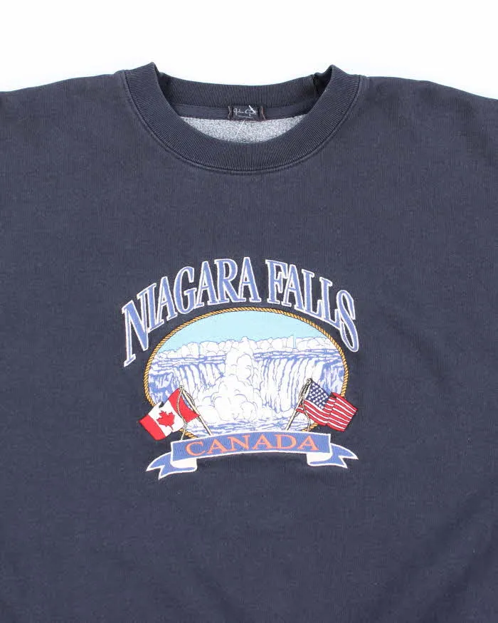 Vintage 90's Niagara Falls Embroidered Oversized Sweatshirt - XL sold by Rokit product image thumbnail 3