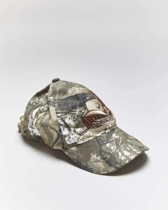 Vintage Y2K Cowboy Embroidered Camouflage Baseball Cap - OS sold by Rokit