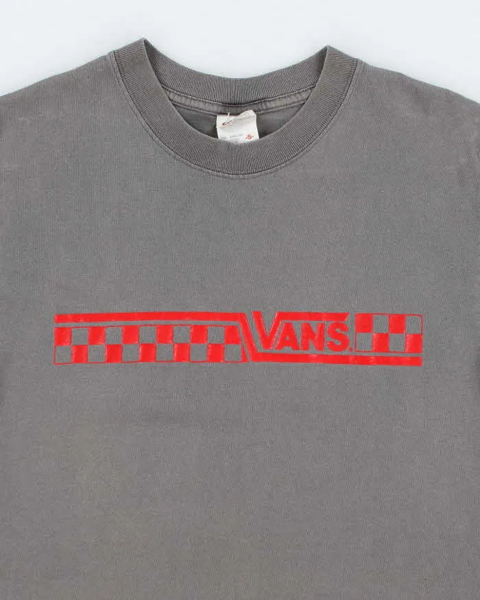 Vintage 90's Vans Checked Logo Graphic T-Shirt - S sold by Rokit product image thumbnail 3