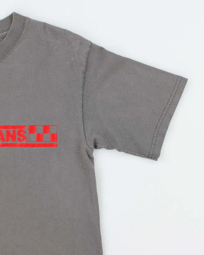 Vintage 90's Vans Checked Logo Graphic T-Shirt - S sold by Rokit product image thumbnail 4