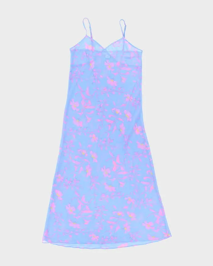 Vintage Y2k 00s La Vie En Rose Mesh Slip Dress - M sold by Rokit