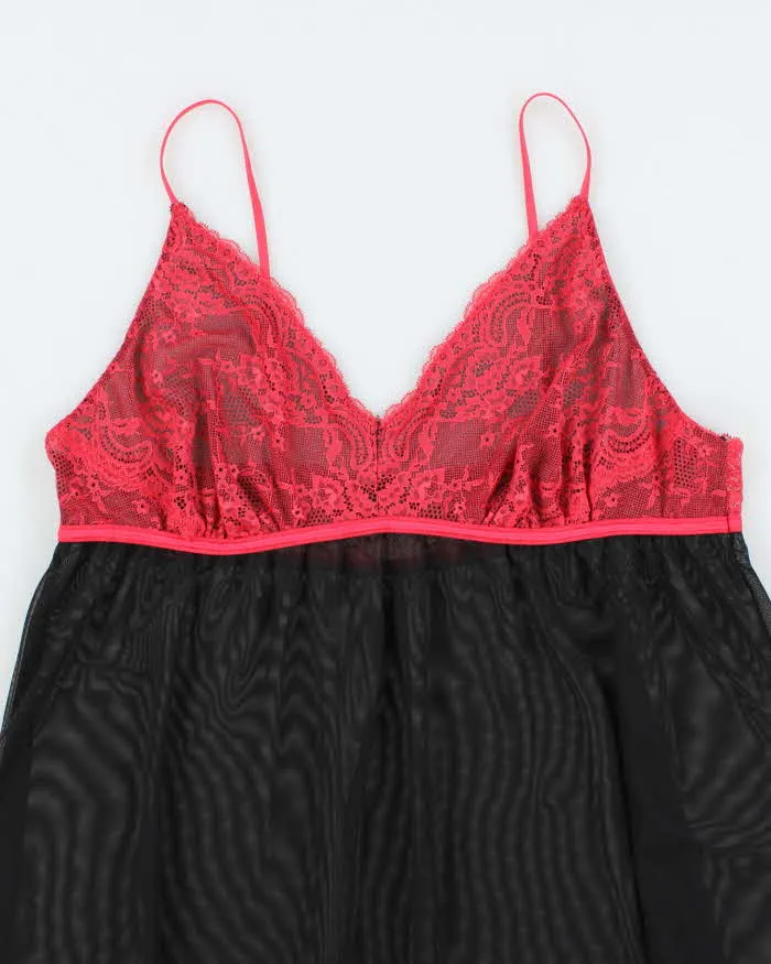 Vintage Y2k 00s LA Vie En Rose Mesh Cami - L sold by Rokit product image thumbnail 2