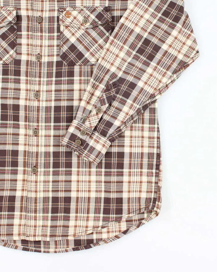 Vintage 00s Timberland Check Long Sleeve Shirt - M sold by Rokit product image thumbnail 4