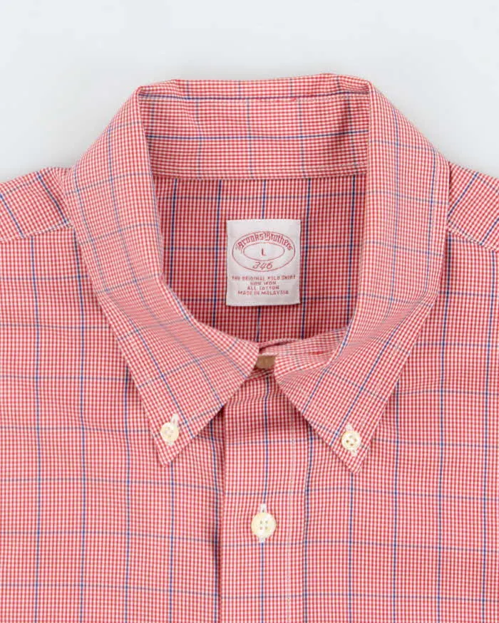 Vintage Brooks Brothers Check Long Sleeve Shirt - L sold by Rokit product image thumbnail 5