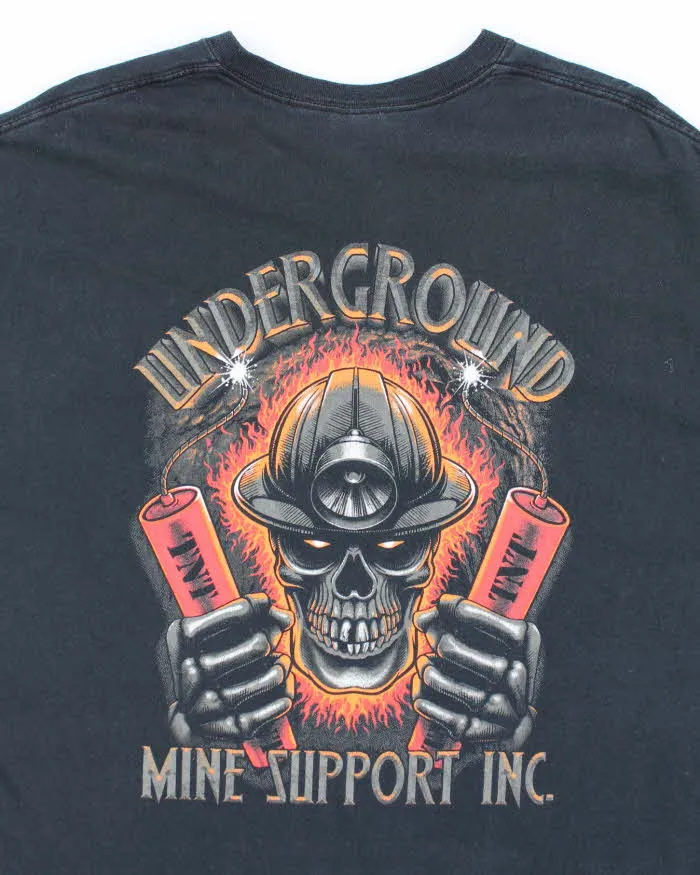 Vintage 2000's TNT Skull Graphic T-Shirt - XL sold by Rokit product image thumbnail 4