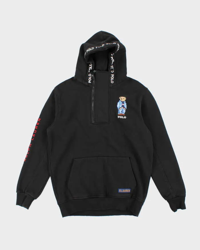 Vintage Polo Sport Embroidered Quarter Zip Hoodie - XL sold by Rokit