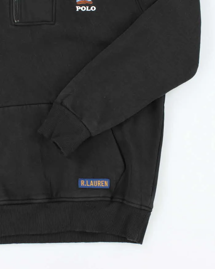 Vintage Polo Sport Embroidered Quarter Zip Hoodie - XL sold by Rokit product image thumbnail 4