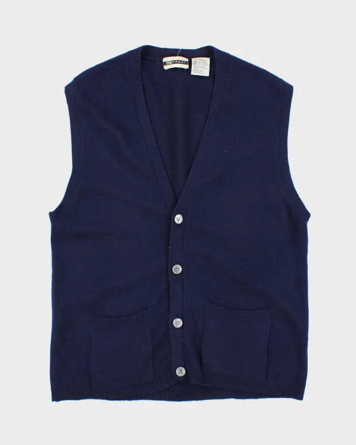 Vintage Retreat Wool Button-Up Tank Knit - M sold by Rokit