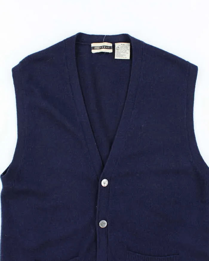 Vintage Retreat Wool Button-Up Tank Knit - M sold by Rokit product image thumbnail 3