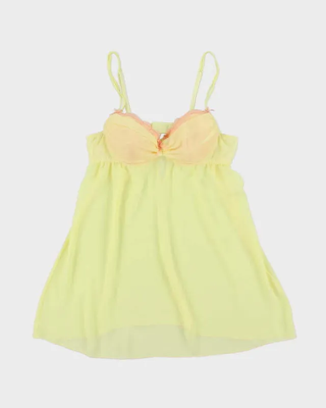 Vintage Y2k 00s La Vie En Rose Mesh Top - M sold by Rokit
