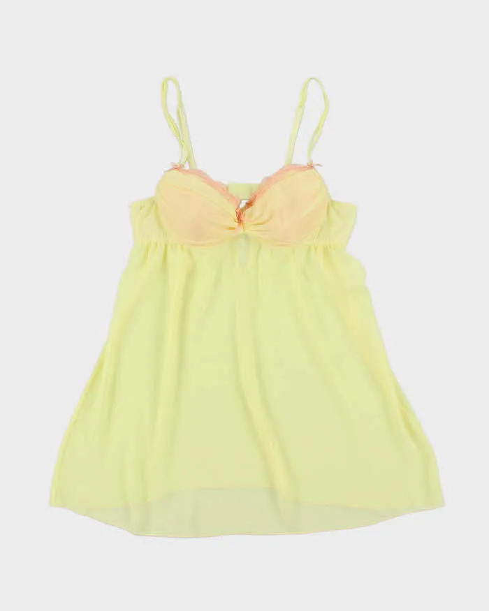 Vintage Y2k 00s La Vie En Rose Mesh Top - M sold by Rokit