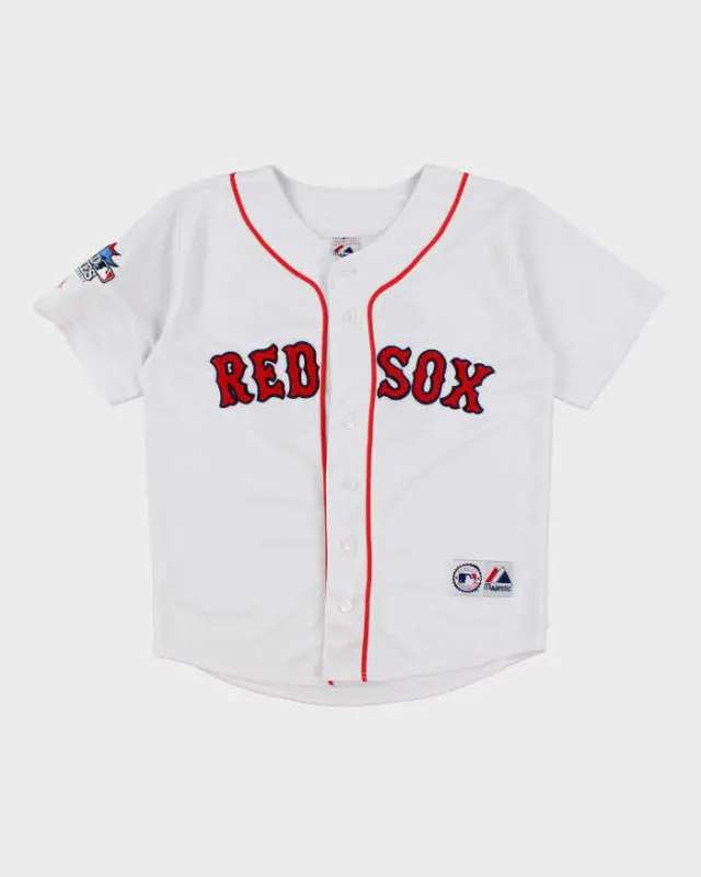 Vintage 2000's Majestic Boston Red Sox Baseball Jersey - M sold by Rokit