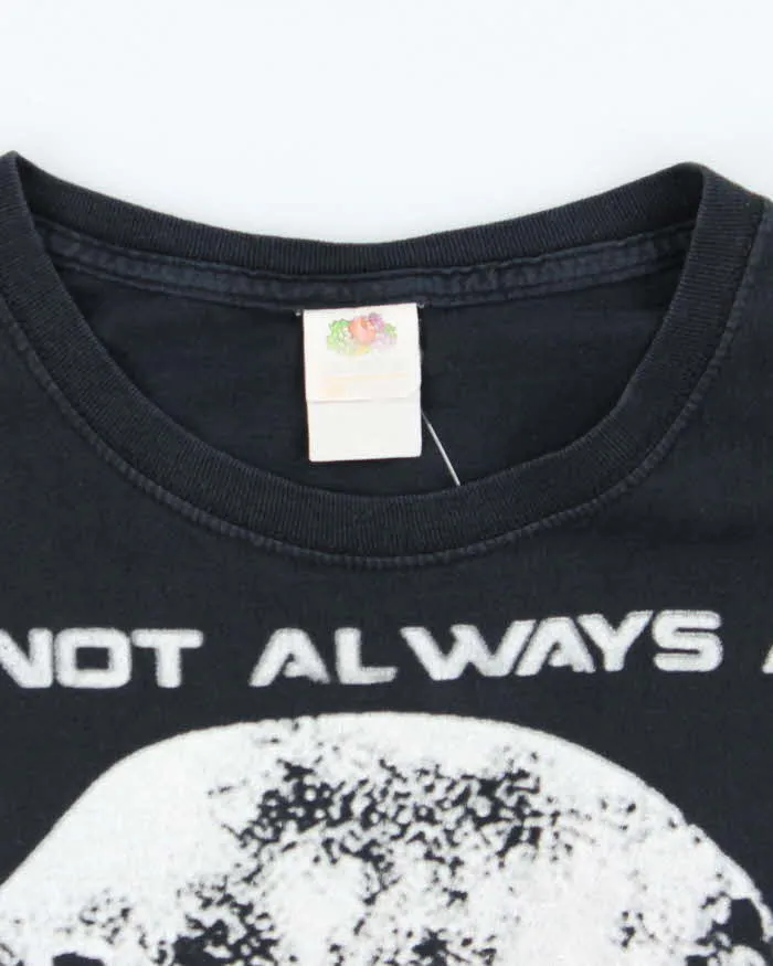 Vintage Y2K Skull Slogan Graphic T-Shirt - XL sold by Rokit product image thumbnail 5