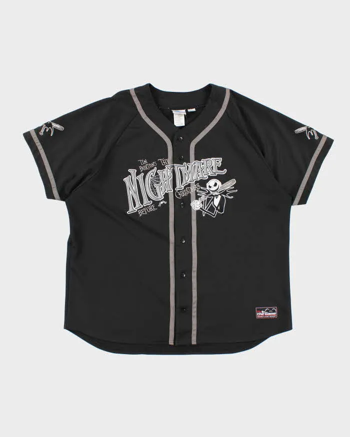 Vintage 2000's Disney Nightmare Before Christmas Embroidered Baseball Jersey - XXL sold by Rokit