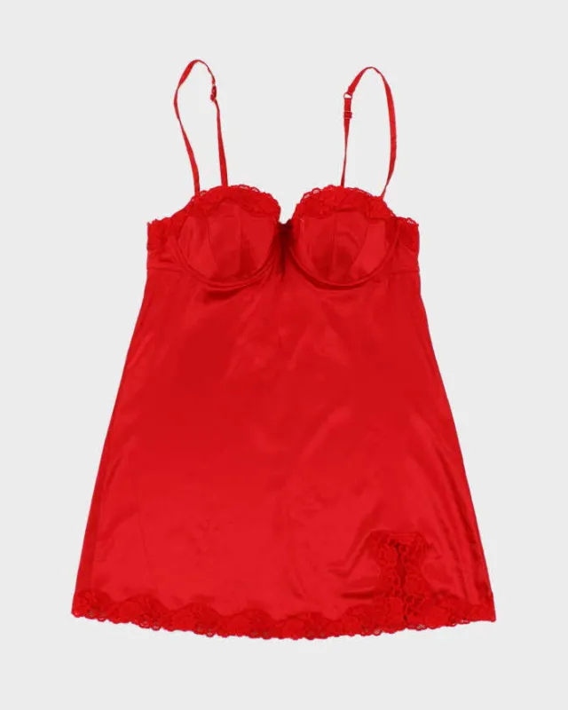 Vintage Y2k 00s La Senza Satin Top - S sold by Rokit