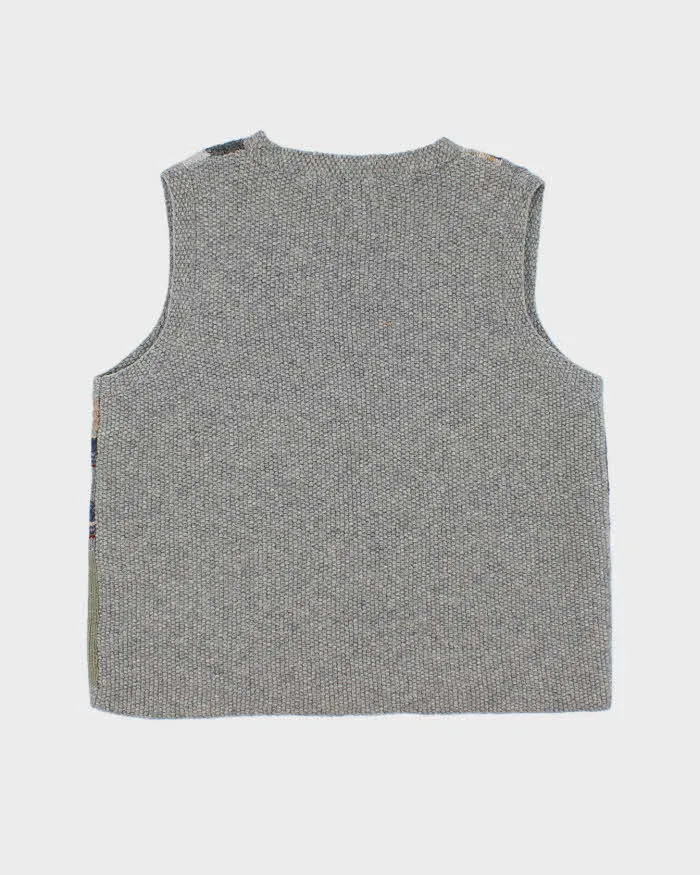 Vintage Ralph Lauren Wool Button Up Tank Knit - M sold by Rokit product image thumbnail 2
