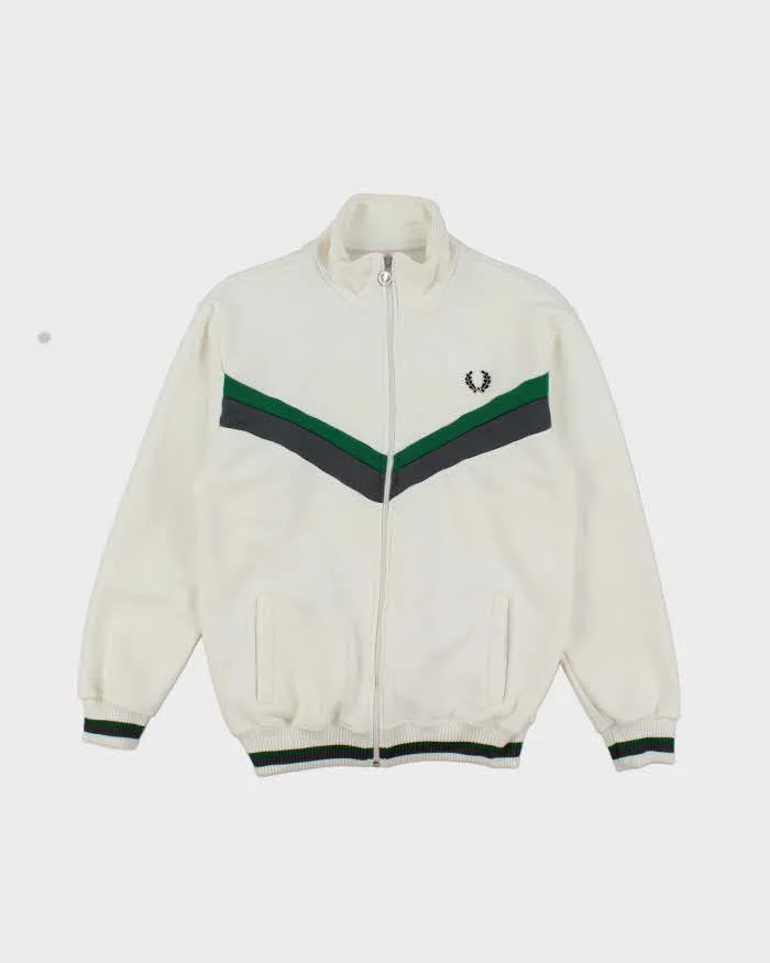 Vintage 90s Fred Perry Zip-Up Jumper - S sold by Rokit