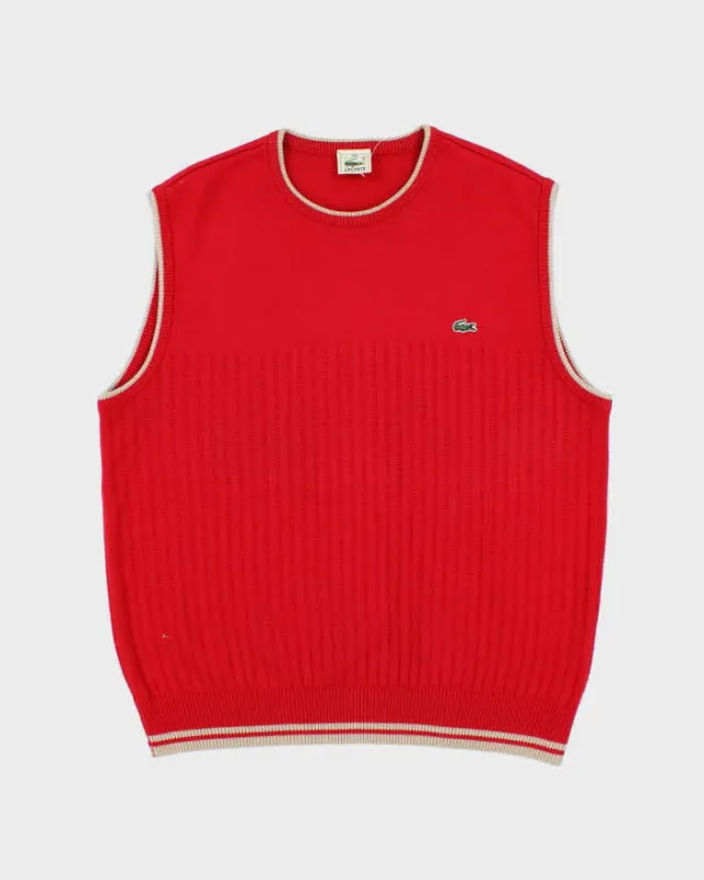 Vintage 90s Lacoste Tank Knit - S sold by Rokit