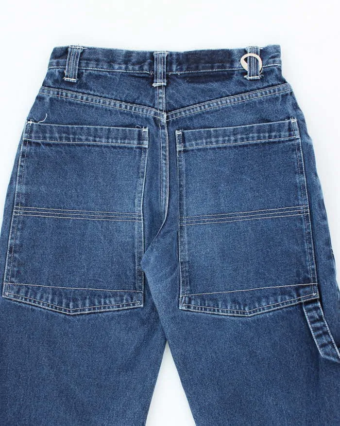 Vintage Y2K Snakeyes Dark Wash Wide Leg Flared Jeans - W28 L30 sold by Rokit product image thumbnail 4