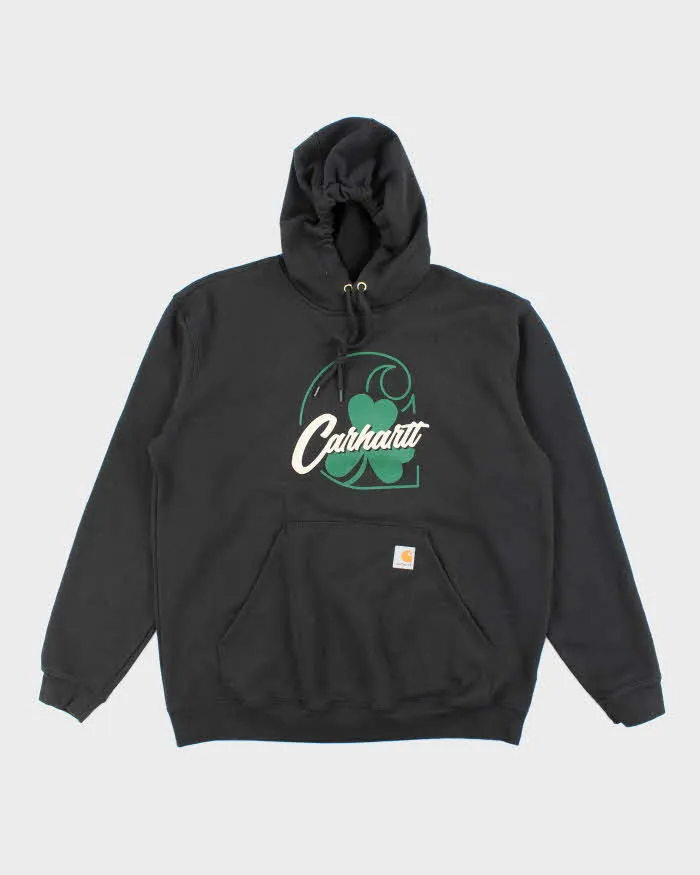 Vintage Carhartt Shamrock Logo Oversized Hoodie - L sold by Rokit