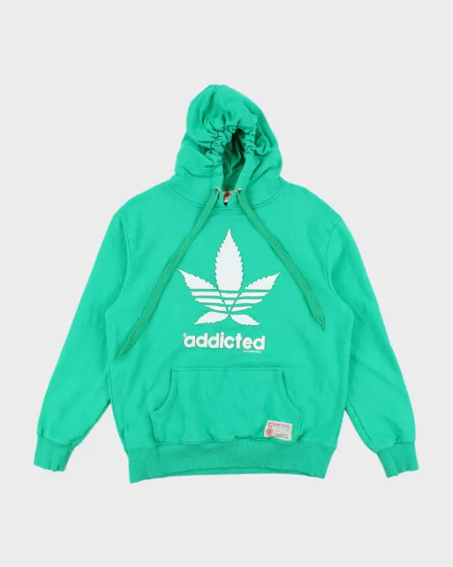 Vintage Y2K Addicted Amsterdam Patch Hoodie - XL sold by Rokit