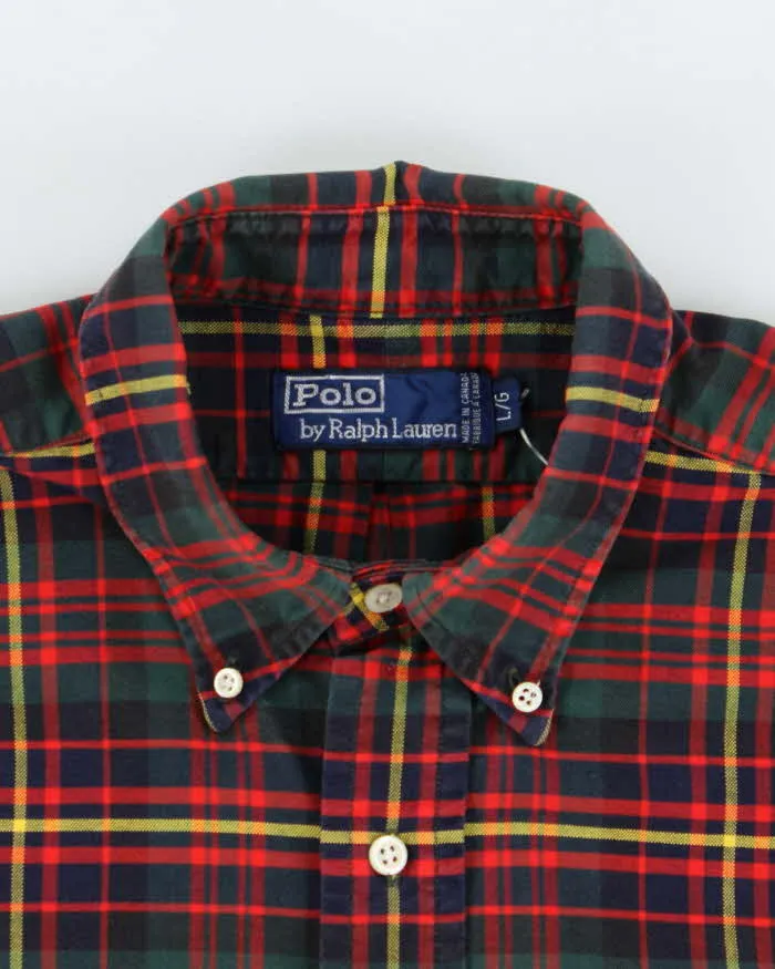 Vintage Ralph Lauren Oversized Check Long Sleeve Shirt - L sold by Rokit product image thumbnail 5