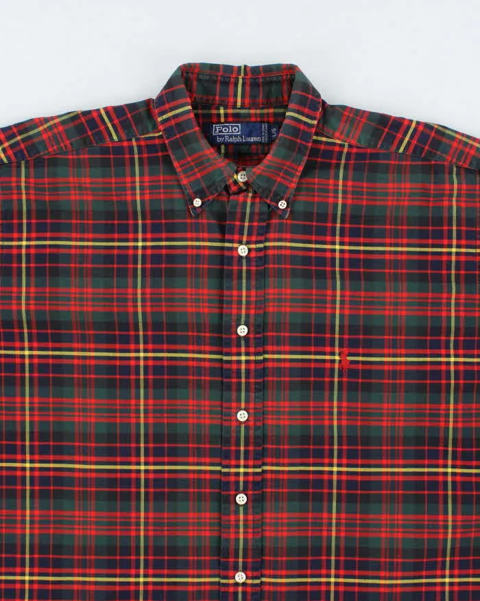 Vintage Ralph Lauren Oversized Check Long Sleeve Shirt - L sold by Rokit product image thumbnail 3
