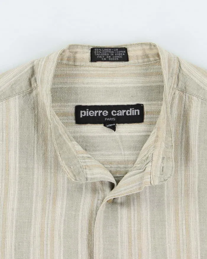 Vintage Pierre Cardin Linen Blend Grandad Collar Shirt - M sold by Rokit product image thumbnail 5