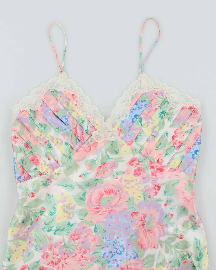 Vintage 80s Victoria's Secret Floral Slip Dress - M sold by Rokit product image thumbnail 3