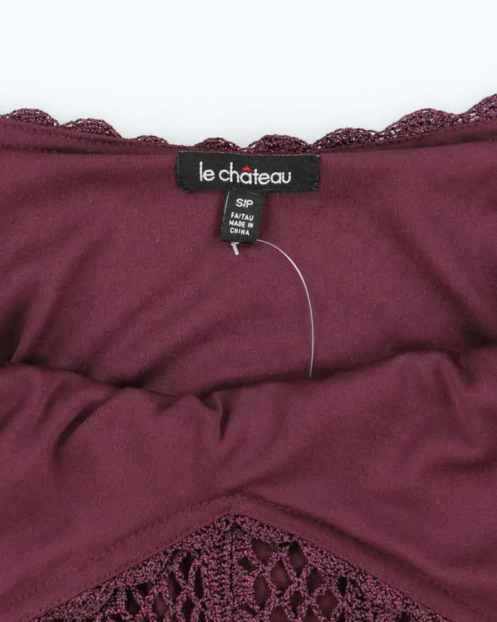 Vintage Y2k 00s Le Chateau Crochet Cami - S sold by Rokit product image thumbnail 5