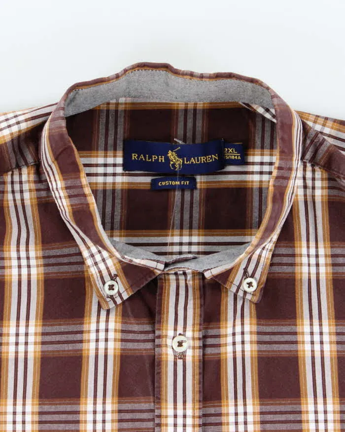 Vintage Ralph Lauren Check Long Sleeve Shirt - XXL sold by Rokit product image thumbnail 5