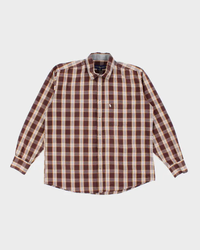 Vintage Ralph Lauren Check Long Sleeve Shirt - XXL sold by Rokit