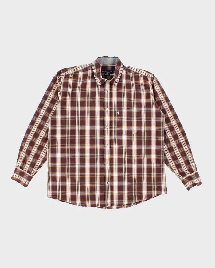Vintage Ralph Lauren Check Long Sleeve Shirt - XXL sold by Rokit