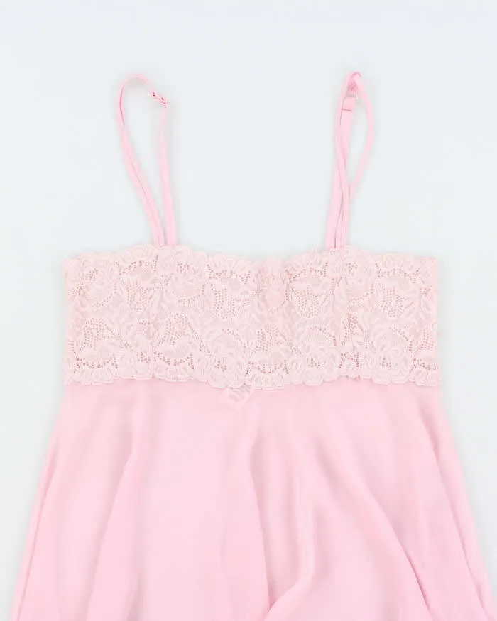 Vintage Y2k 00s La Vie En Rose Handkerchief Hem Slip Dress - M sold by Rokit product image thumbnail 3