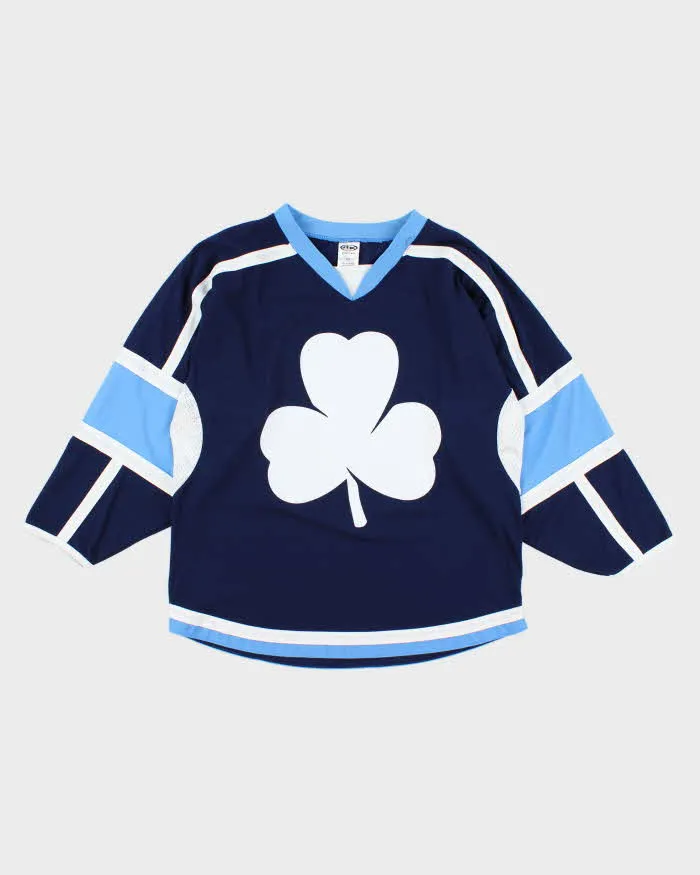 Vintage 2000's Shamrock Oversized Ice Hockey Jersey - M sold by Rokit