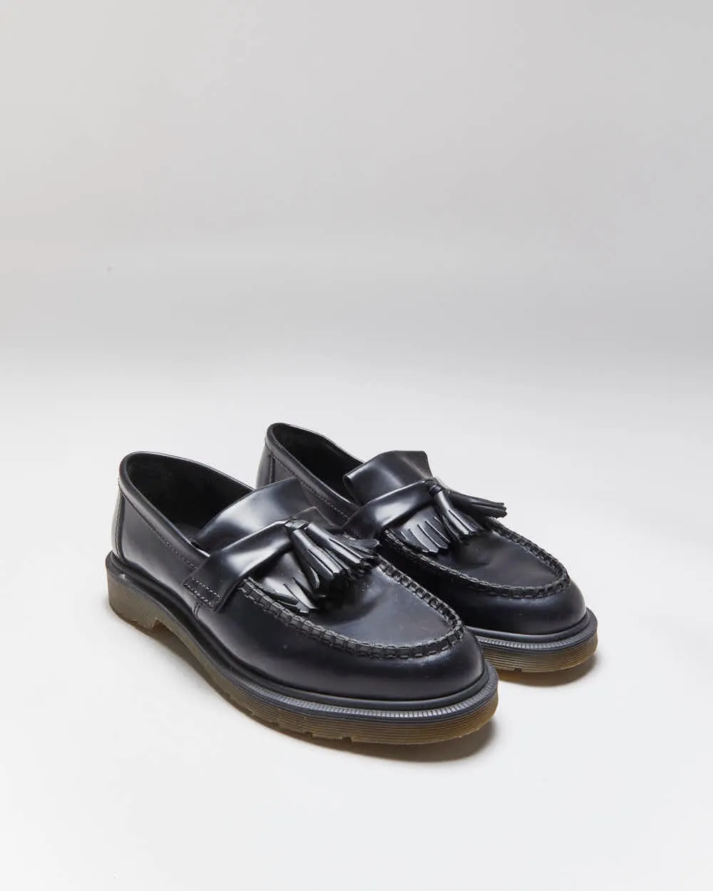 Dr. Martens Black Leather Adrian Loafer Shoes - UK 8 sold by Rokit
