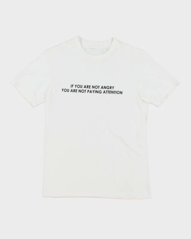 Vintage Y2K Comedy Slogan Graphic T-Shirt - M sold by Rokit
