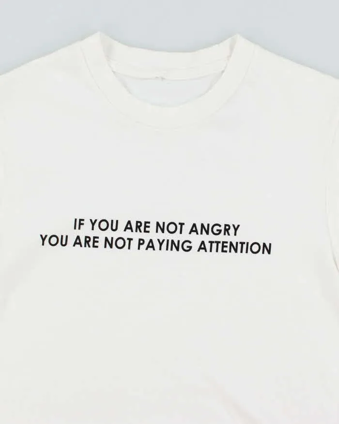 Vintage Y2K Comedy Slogan Graphic T-Shirt - M sold by Rokit product image thumbnail 3