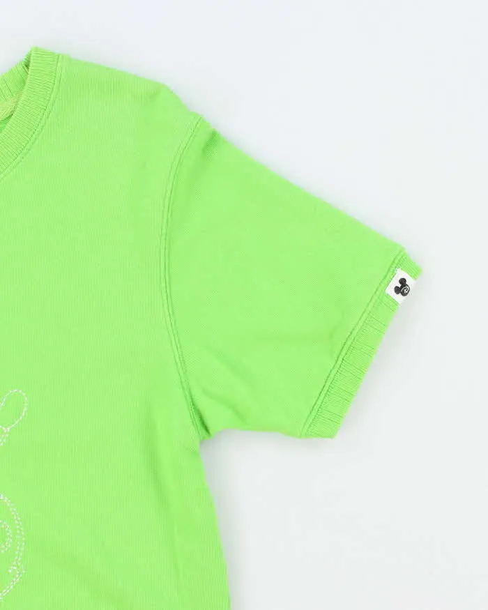 Vintage Y2K Disney Mickey Mouse Embroidered Short Sleeve Sweatshirt - S sold by Rokit product image thumbnail 4