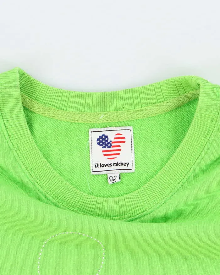 Vintage Y2K Disney Mickey Mouse Embroidered Short Sleeve Sweatshirt - S sold by Rokit product image thumbnail 5